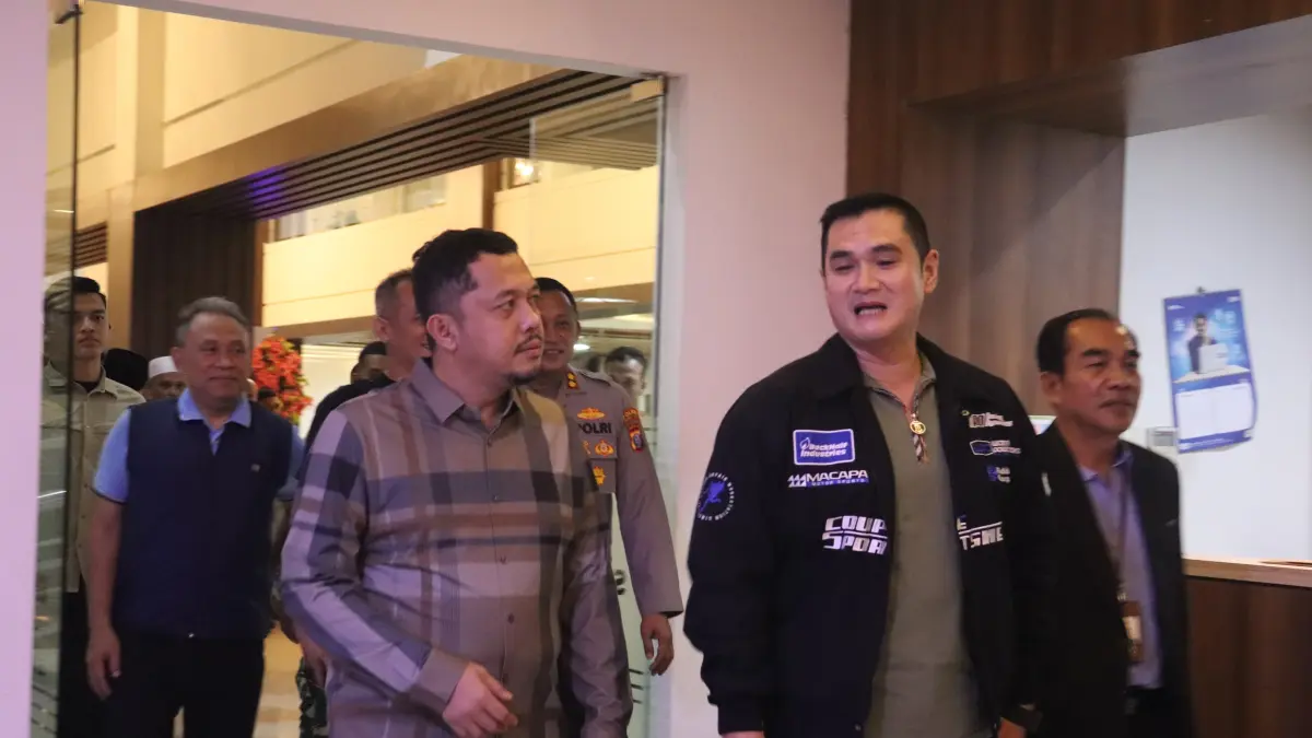 KUNJUNGAN KERJA: Bupati Paluta Reski Basyah Harahap dan Kapolres Tapsel menyambut kunjungan Wakapolda Sumut Brigjen Pol Sonny Irawan S.I.K.,M.H. pada kunjungan kerja peninjauan Mako Polres Persiapan Paluta , Rabu 13 Mei 2026. (Mitra Harahap/Sumut Pos)