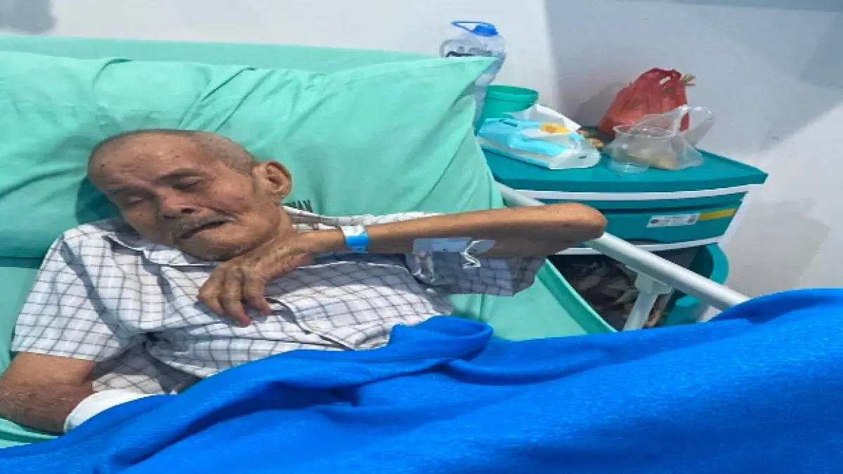 DIRAWAT: Nurdin Lubis saat mendapat perawatan di RSUD Amri Tambunan beberapa waktu lalu. (Batara/Sumut Pos)
&nbsp;