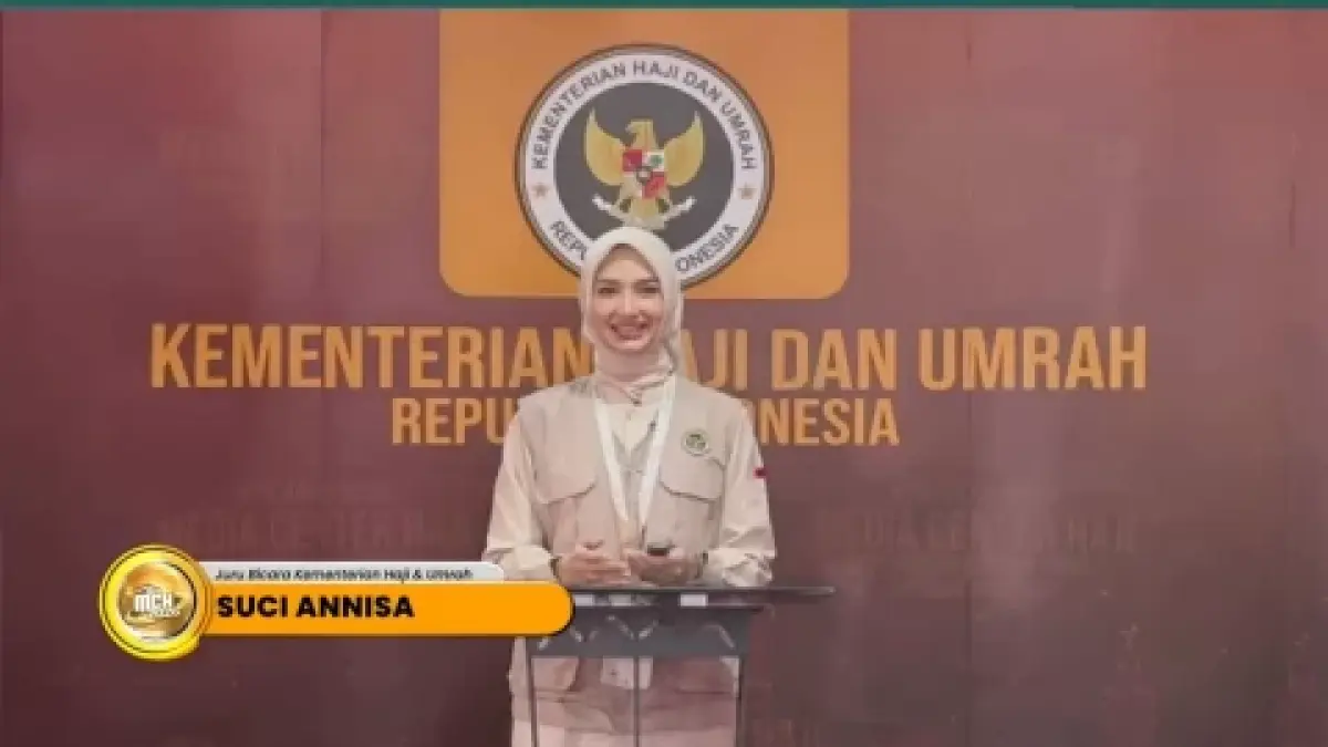 Juru Bicara Kementerian Haji dan Umrah (Kemenhaj) Suci Annisa. (Dok: Tangkapan layar YouTube Kemenhaj)