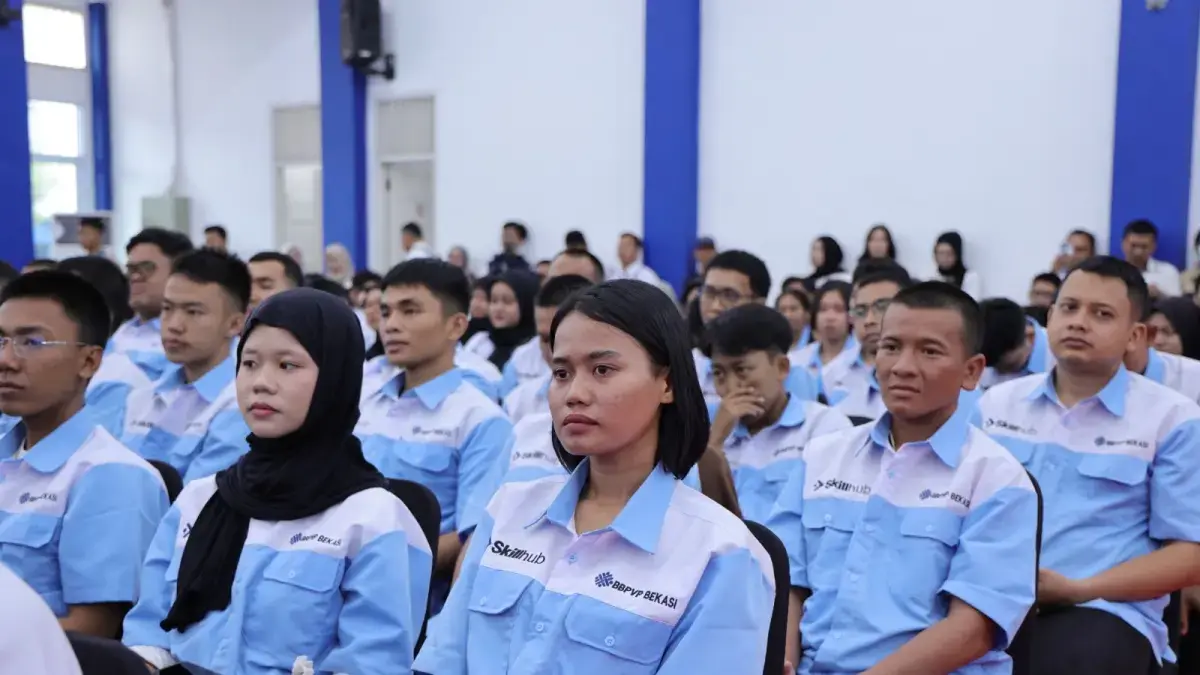 Para peserta Pelatihan Vokasi Nasional 2026. (dok.Kemnaker)