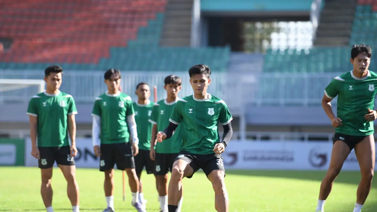 LATIHAN: Pemain PSMS Medan saat latihan. (Dok: PSMS)
