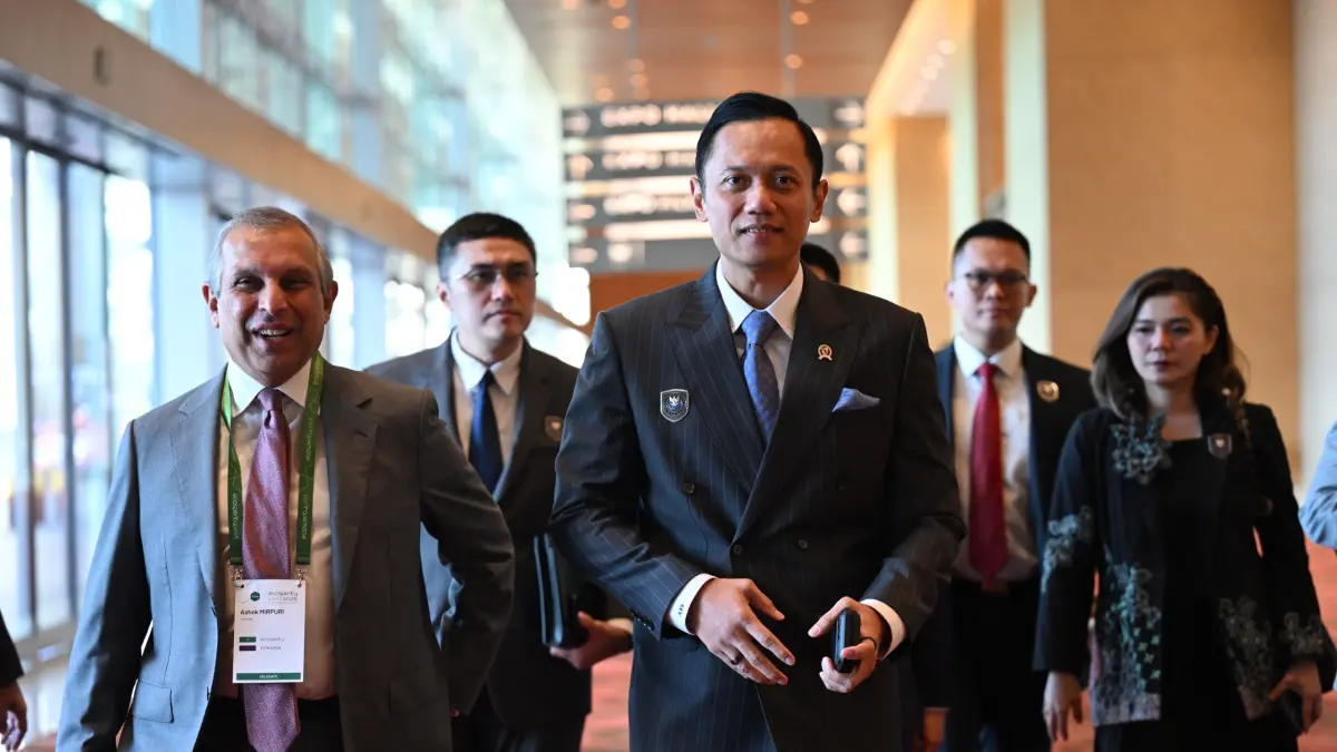 Menteri Koordinator Bidang Infrastruktur dan Pembangunan Kewilayahan Agus Harimurti Yudhoyono (AHY) saat menghadiri forum internasional Ecosperity Week 2026. (Foto: Dok Kemenkoinfra)
