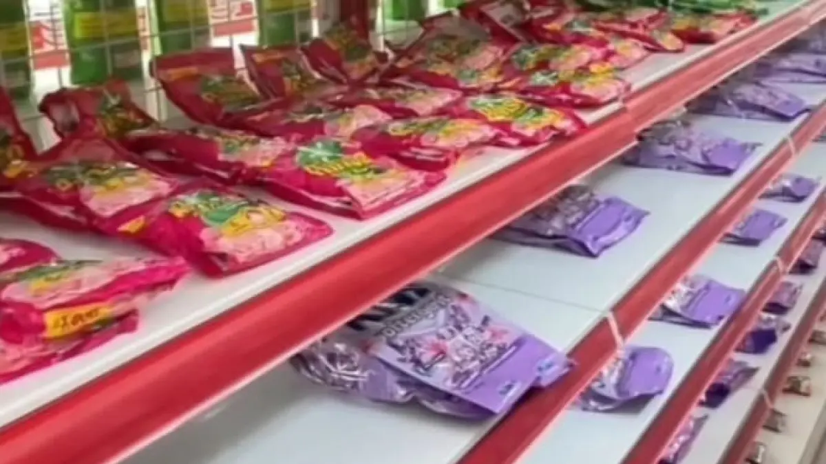 Penampakan pajangan Koperasi Merah Putih yang viral di media sosial. (Instagram @lambegosiip)