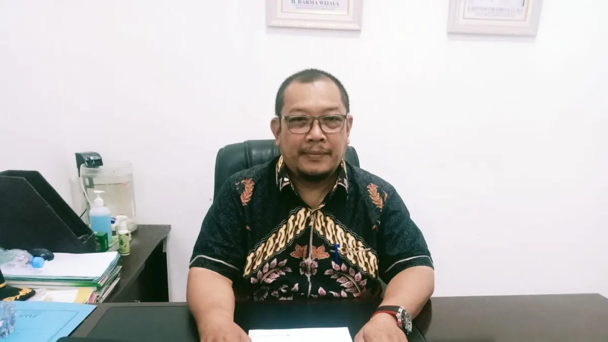Kepala Dinas Pertanian Kabupaten Serdang Bedagai, Dedy Iskandar, saat ditemui di ruang kerjanya di Sei Rampah, Kamis (21/05/2026). (Fadly/Sumut Pos)
