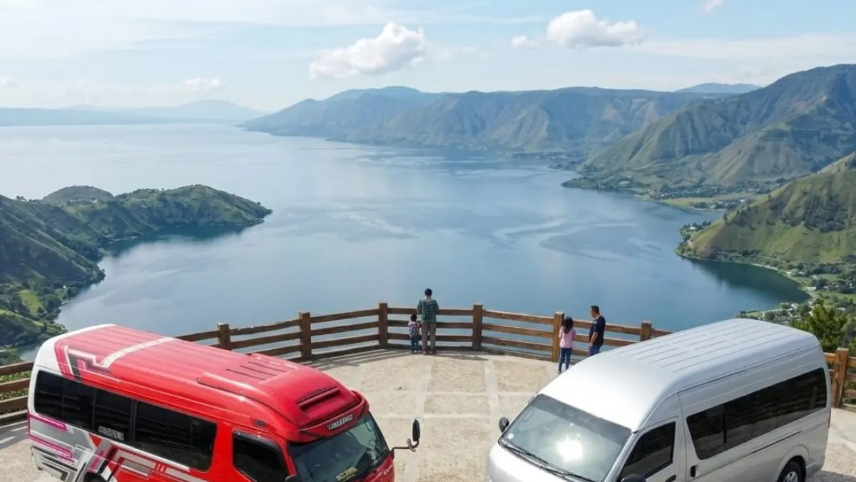 Wisata Sumut Kian Diminati, Sewa Hiace dan Elf Long Jadi Pilihan Favorit Liburan Rombongan.