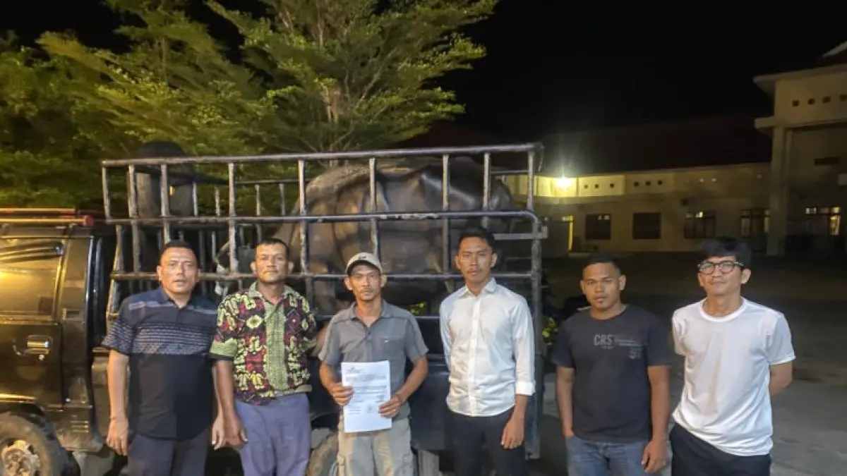  Petugas Polres Padang Lawas meringkus pelaku pencurian ternak. (Dok Polres Padang Lawas/Sumut Pos)