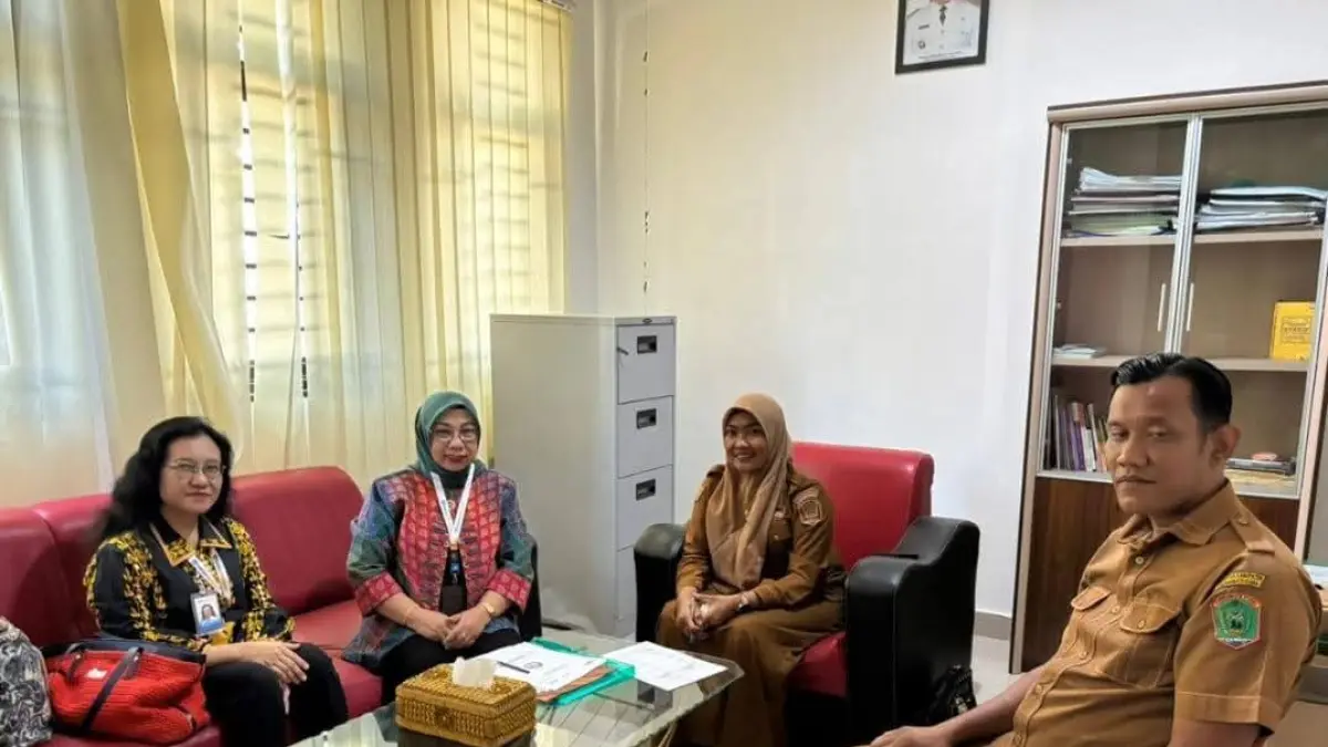  Dinas Pendidikan Labura Sambut Tim BPMP Sumut Terkait Monitoring Program Prioritas STEM.  ( Asri Tarigan/Sumut Pos )