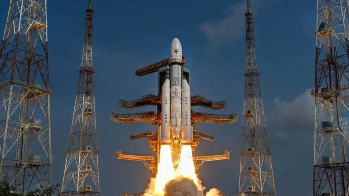ILUSTRASI:Wahana antariksa india chandrayaan-3 resmi mendarat di-bulan. (wahananews)
