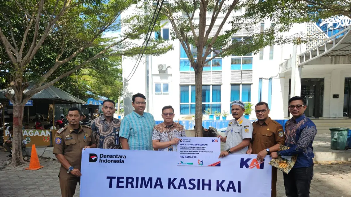 Wujud Kepedulian Pascabanjir, KAI Divre I Sumut Salurkan Hewan Kurban ke Aceh Tamiang