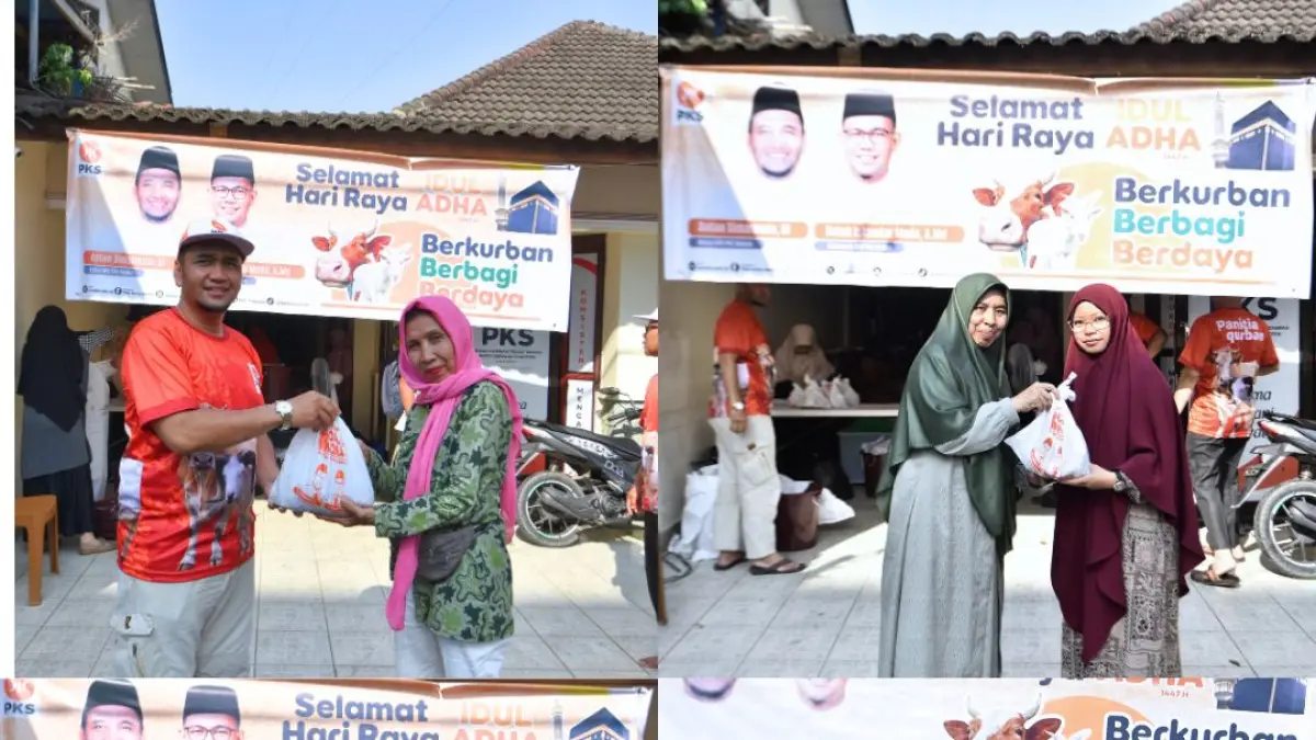 PKS Kota Medan menyalurkan  sekitar 11 ribu paket daging kurban kepada masyarakat di berbagai wilayah Kota Medan. (MARKUR PASARIBU/SUMUT POS)