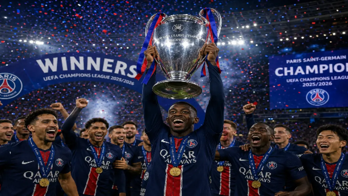 PSG memastikan kemenangan  melawan Arsenal pada Liga Champions 2026 dengan adu penalti skor 4-3. 