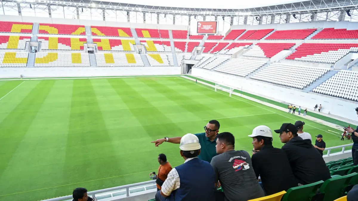 Stadion Teladan Medan dipastikan akan menjadi salah satu venue pertandingan ASEAN U-19 Boys Championship 2026 atau Piala AFF U-19 yang akan berlangsung di Sumatera Utara, Senin (1/6) malam.(Dok : Diskominfo Sumut)
