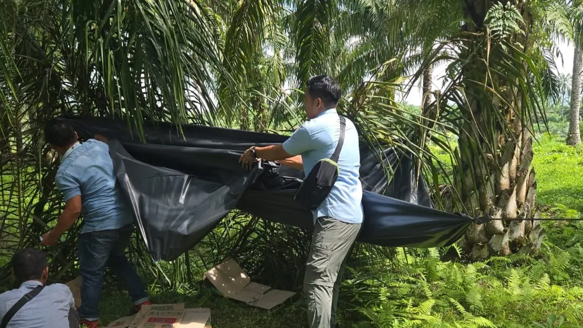  Polsek Na IX-X Grebek Sarang Narkoba di Lingkungan Sukaramai, kelurahan Aek Kota Batu. (Dok Polsek Na IX-X/Sumut Pos)