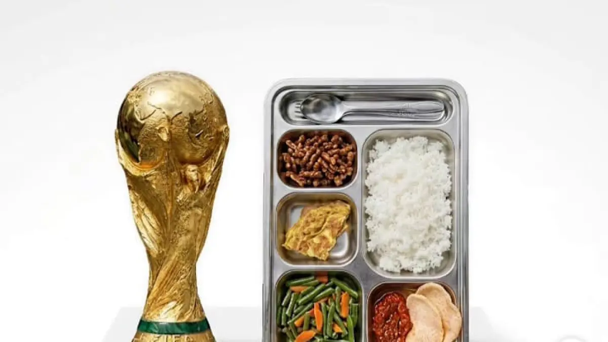 Ilustrasi. Hadiah piala dunia setara dengan anggaran 2 pekan MBG. (Instagram @cretivox)