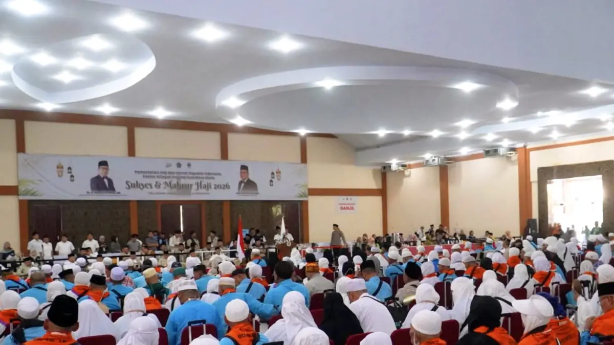 
Jamaah haji asal Langkat yang telah pulang kembali ke tanah air. (Foto dari Diskominfo Langkat/Sumut Pos)