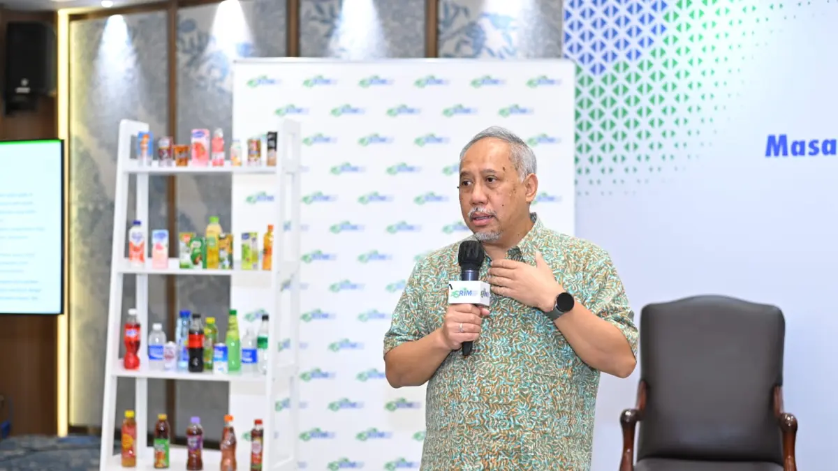 Ketua Umum Asosiasi Perusahaan Minuman Dalam Kemasan (ASRIM), Triyono Prijosoesilo. Foto : ASRIM