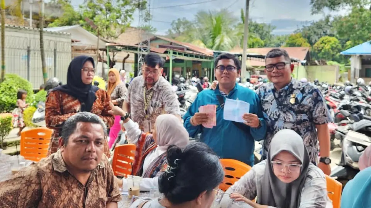 POJOK PBB: Kegiatan pojok PBB yang diselenggarakn Bapenda Medan di Kantor Camat Medan Amplas. (Dok: Bapenda Medan)