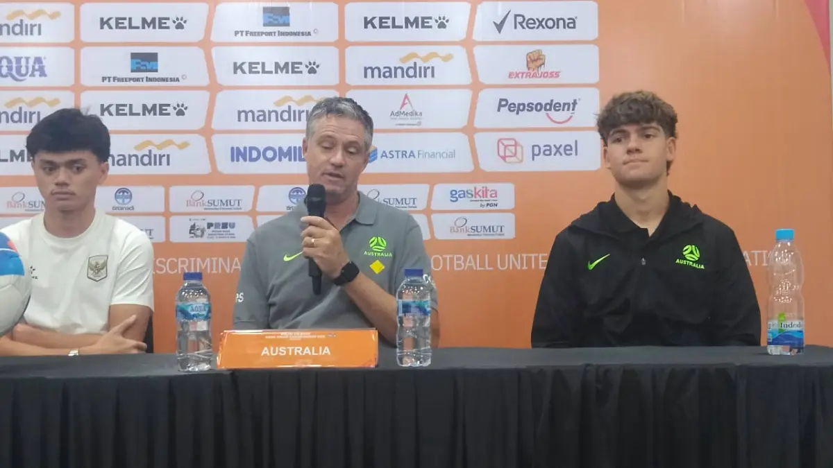 Pelatih kepala Australia U-19, Trevor Brian Morgan. (Dok : Ihsan Syahreza/ Sumut Pos)