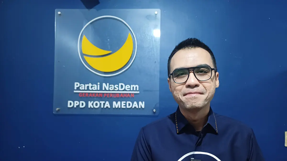 Ketua DPD Partai NasDem Kota Medan, Afif Abdillah. (Dok: Markus Pasaribu/Sumut Pos) 
