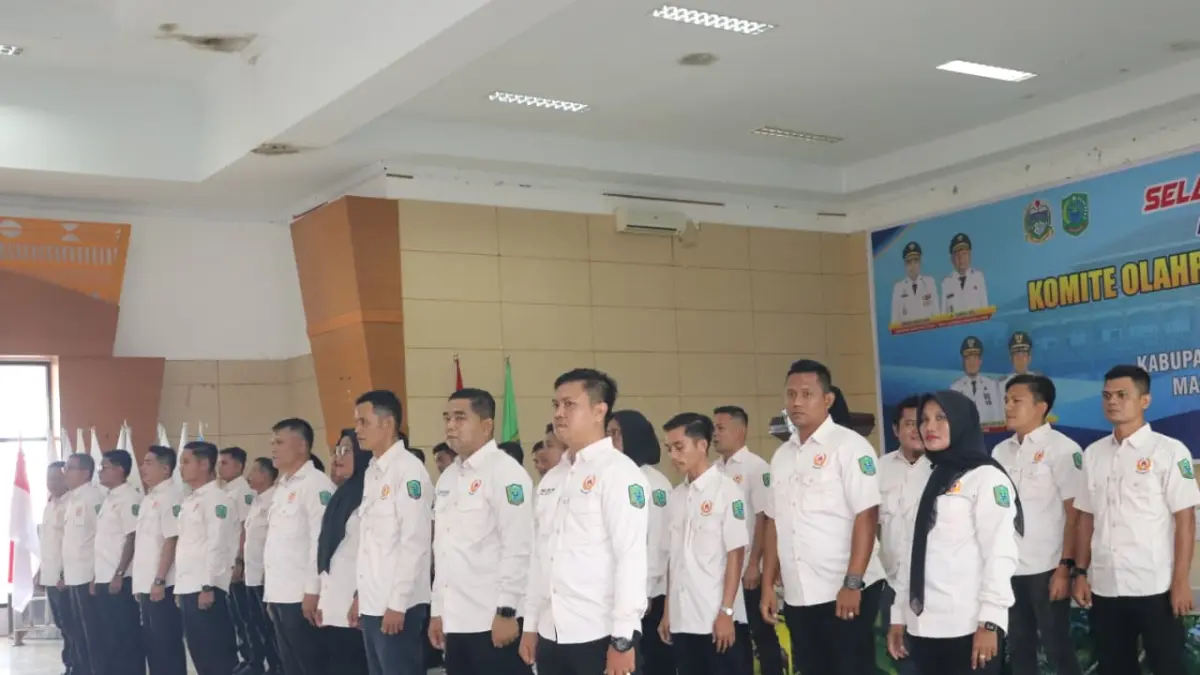 LANTIK: Pengurus KONI Padang Lawas Utara periode 2026- 2031 resmi dilantik. (Dok: KONI Paluta)