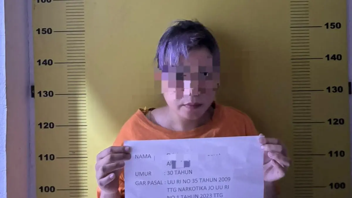 Tersangka peredaran narkoba di Labusel. (Dok: Polres Labusel)