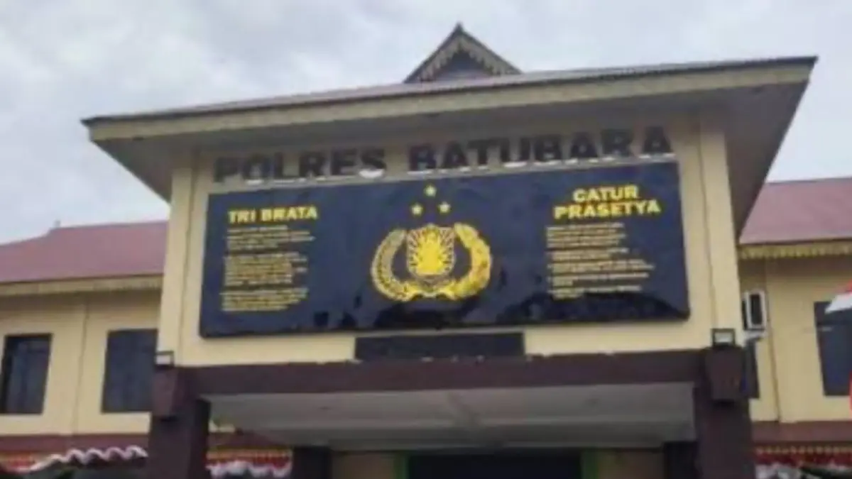 Gedung Polres Batubara. (Dok Liberti.H Haloho)