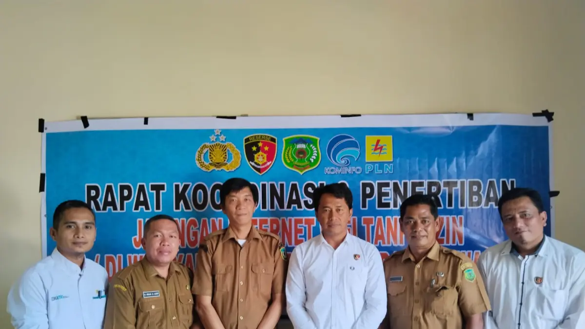 Satreskrim Padang Lawas menggelar rapat mengenai Wifi Tembak si Pelosok Padang Lawas, Senin 15 Juni 2026. (Mitra Harahap/Sumut Pos)