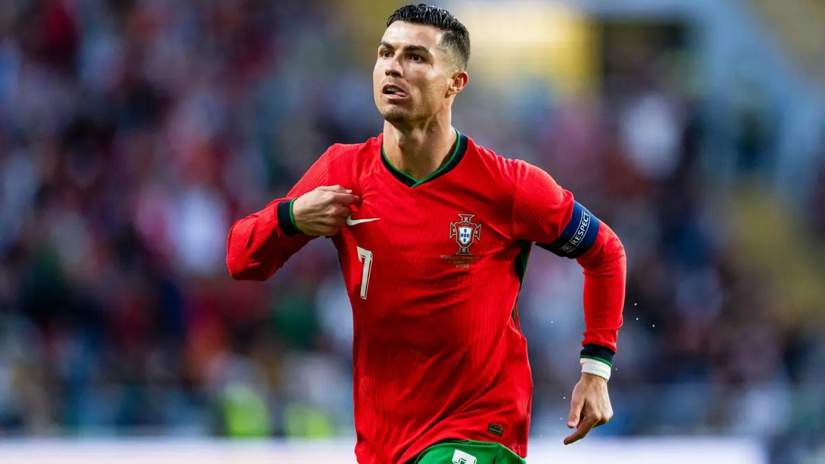 Cristiano Ronaldo diharapkan sumbang gol saat Portual kontra  RD Kongo  Kamis (18/6) dini hari WIB di NRG Stadium, Houston. (dazn)

