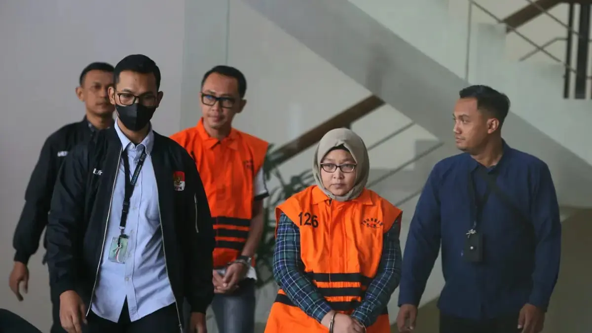 DITAHAN: Ketua Tim Pemeriksaan BPK Perwakilan Sumatera Selatan Titin Rita Lestari resmi ditahan usai menjalani pemeriksaan di KPK. (Dok JawaPos.com)