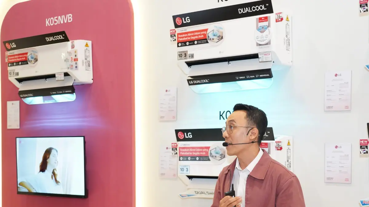 Produk rumah tangga LG yang dilengkapi dengan AI sehingga saling terhubung. (Dok: LG)