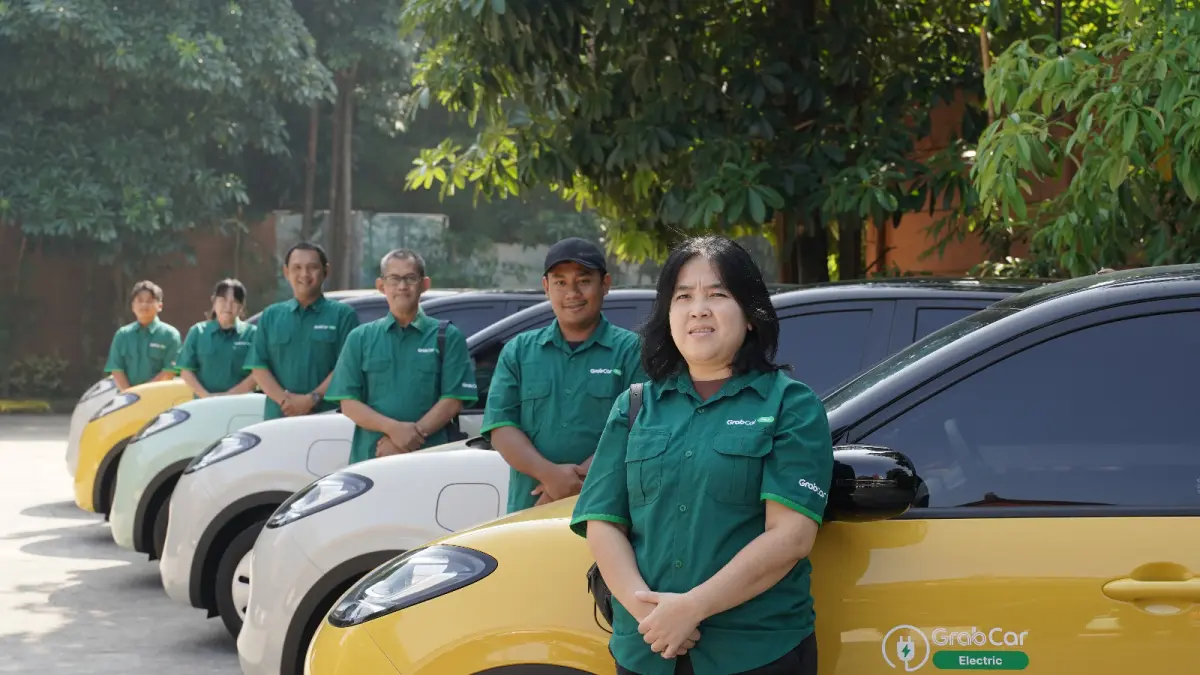 Wuling New BinguoEV Lite Berkolaborasi Bersama Grab Dalam Pengembangan Mobilitas EV di Indonesia (19/6) di Cerita Rasa Nusantara, Jakarta. (Ari Suwandi/Sumut Pos)