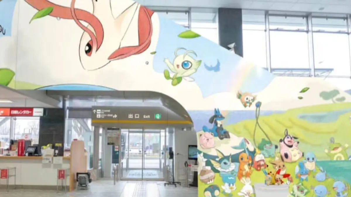 Bandara bertema Pokémon pertama di dunia.(Instagram @ceretivox)