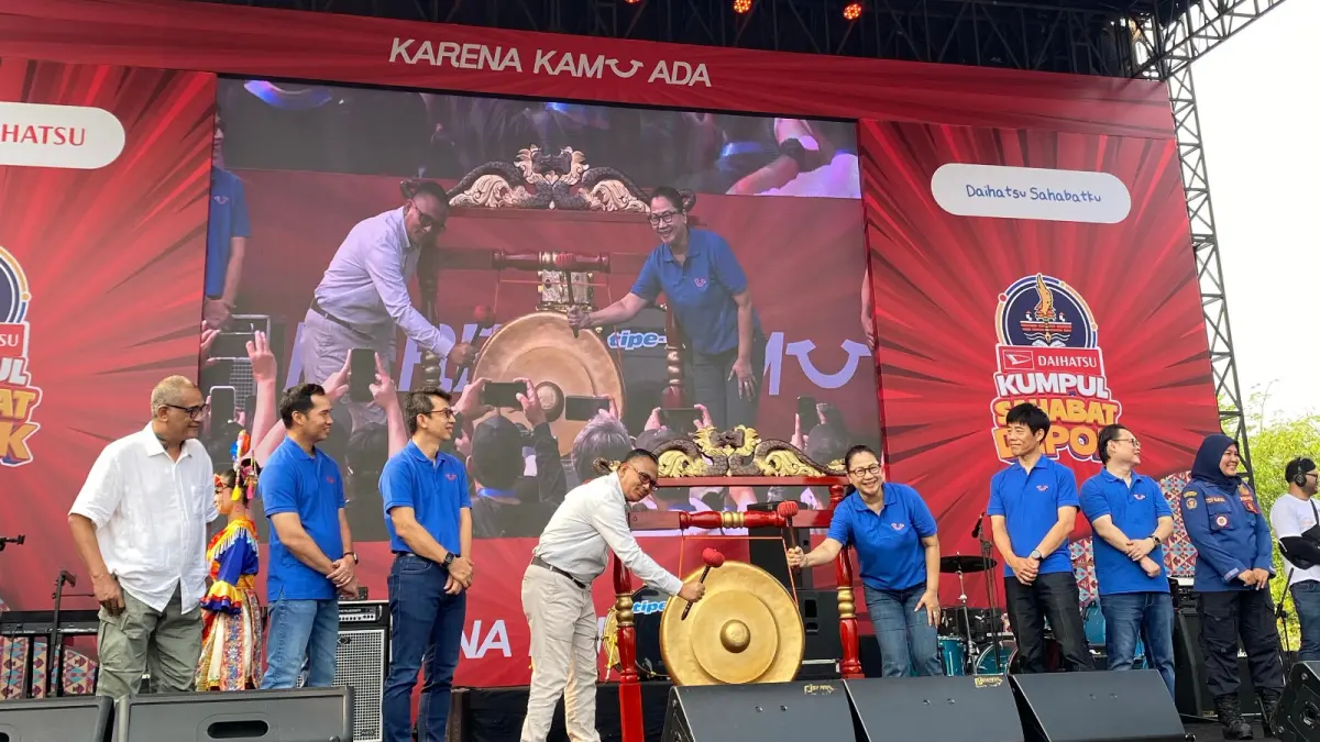 Manajemen Daihatsu dan Perwakilan Pemerintah Kota Depok Membuka Acara Daihatsu Kumpul Sahabat Depok, Minggu (21/6/2026). (Dok  Daihatsu)