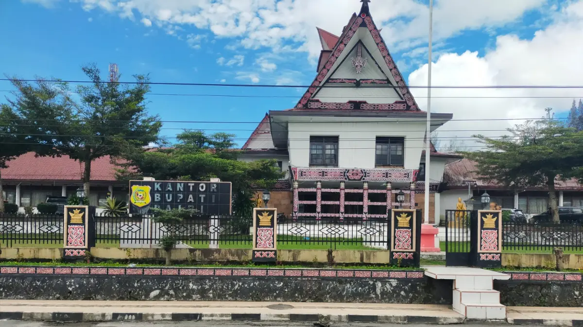 Kantor Bupati Dairi di Jalan Sisingamangaraja, Sidikalang, Rabu (24/6/2026).RUDY SITANGGANG/SUMUT POS.