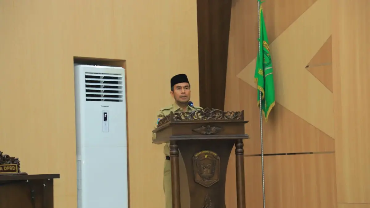 Wabup Sampaikan Jawaban  Pandangan Umum Fraksi DPRD Labura (Dok: Kominfo Labura /Sumut Pos)