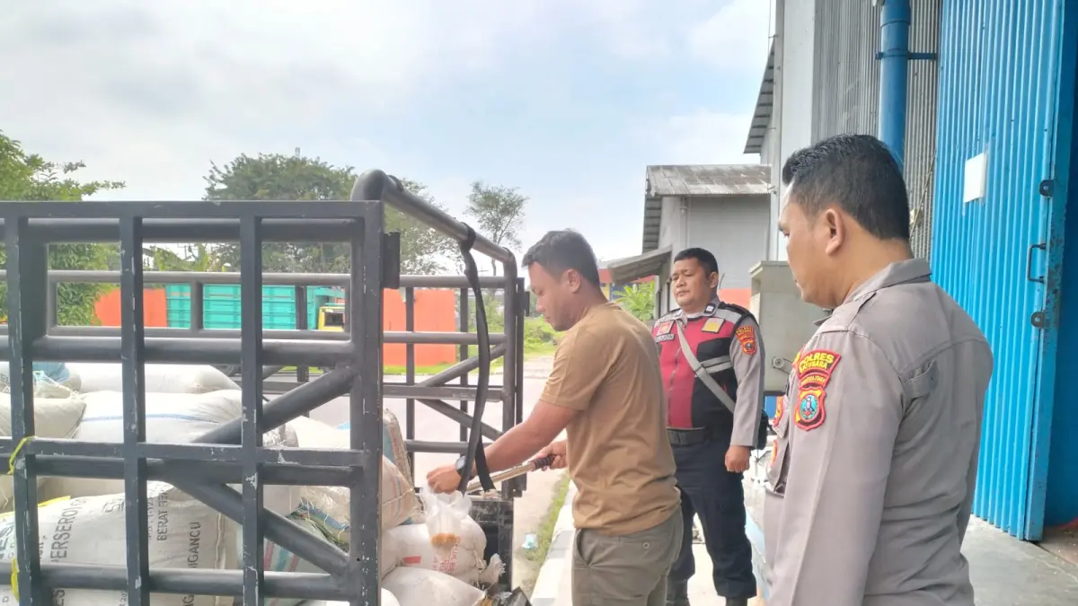 Polres Batu Bara saat ,Distribusi Jagung Ke Bulog Asahan Capai 274,182 Ton, Selasa (23/06/2026). (Foto Humas Polres Batubara/Sumut Pos)