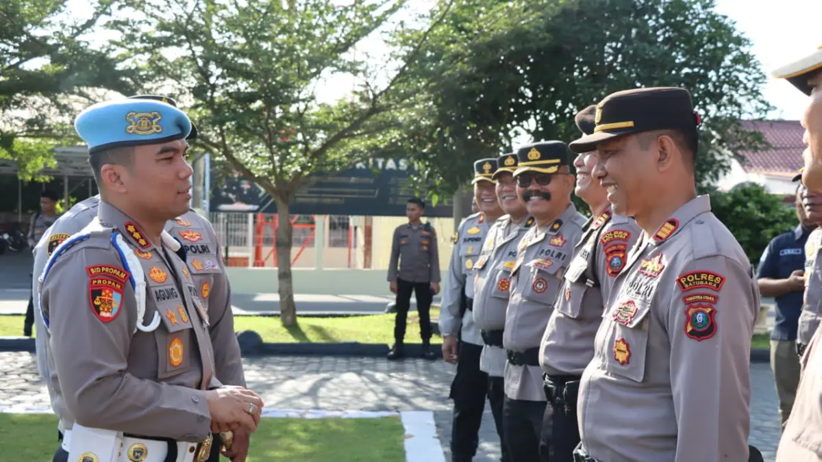 Bid Propam Polda Sumatera Utara melaksanakan Operasi Penegakan Ketertiban dan Disiplin (Ops Gaktibplin) terhadap personel Polres Batu Bara, Kamis (25/06/2026). (Foto Humas Polres Batubara)