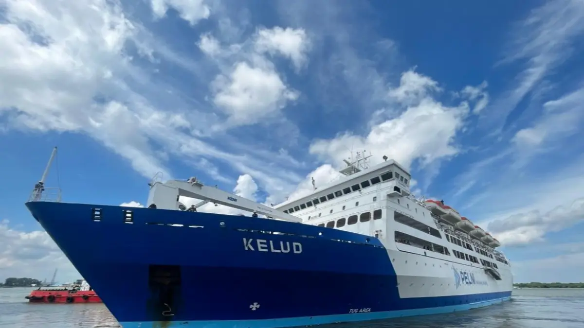 Kapal KM Kelud milik PT PELNI. (Dok: PELNI)