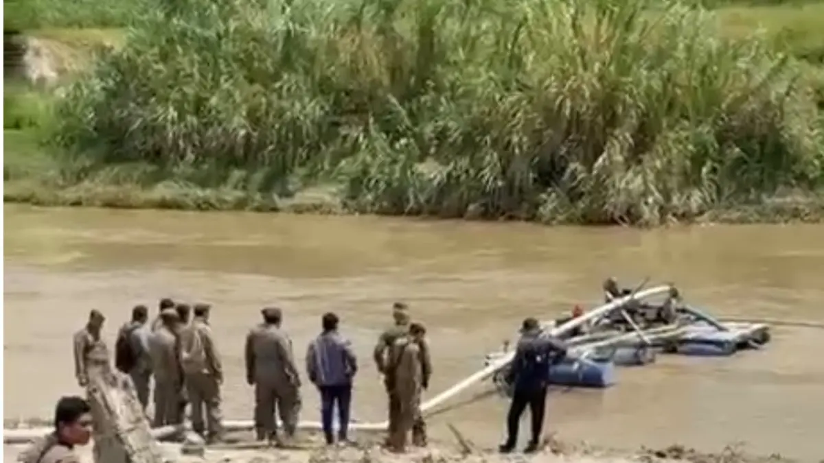TAMBANG: Penertiban pertambangan tanpa izin (Peti) di aliran Sungai Ular, Kecamatan Perbaungan, Kabupaten Serdang Bedagai (Sergai), Jumat (26/6/2026), berlangsung dramatis. (Dok : Ihsan Syahreza/ Sumut Pos)

