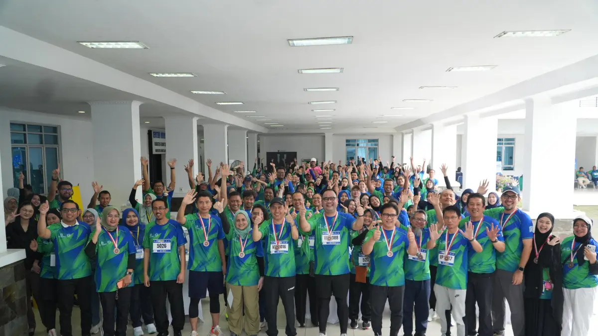 FUN RUN: BPJS Kesehatan dan USU menggelar Fun Run untuk mengajak Prolaria terapkan hidup sehat. (Dok: BPJS Kesehatan)