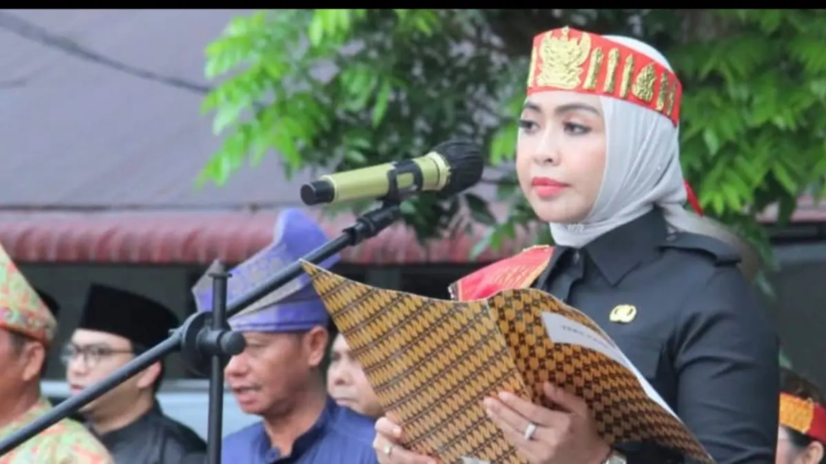 Bupati Labuhanbatu memimpin Upacara Peringatan Hari Keluarga Nasional (Harganas) ke-33 (Fajar/Sumut Pos)