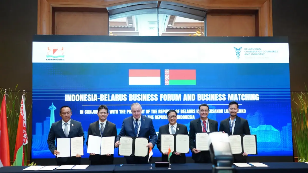 Kadin &nbsp;Sumut &nbsp;dan Kadin Belarus Cabang Mogilev menjalin kerjasana guna memperkuat hubungan perdagangan, investasi, dan pengembangan sektor strategis antara kedua belah pihak. (dok: Kadin Sumut)