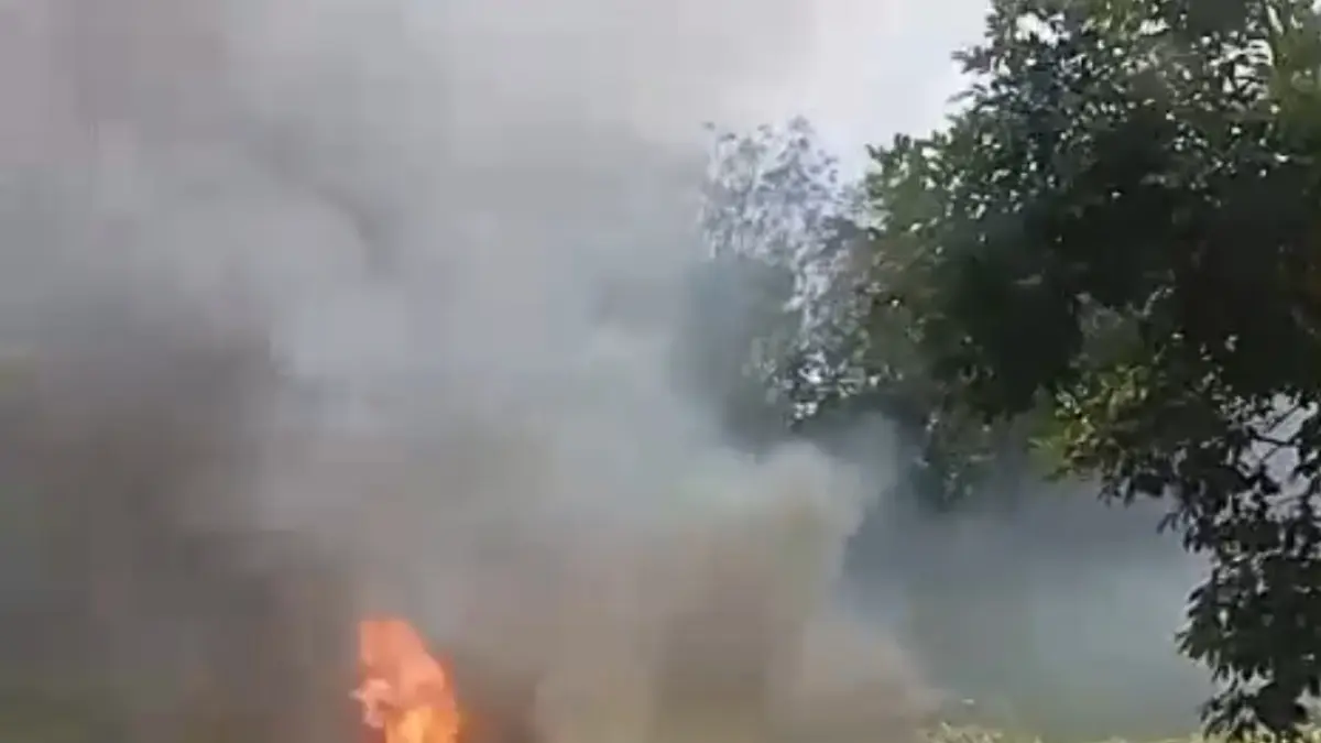 Situasi saat warga dan katauwan PT Bridgestone berkonflik di area lahan beberapa waktu yang lalu. ( fadly)