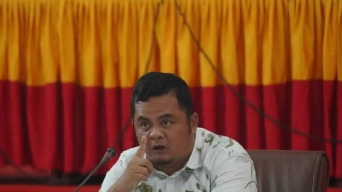Ketua Komisi I DPRD Nias Selatan, Yunus Ishak Halawa. (Eriusman/Sumut Pos)