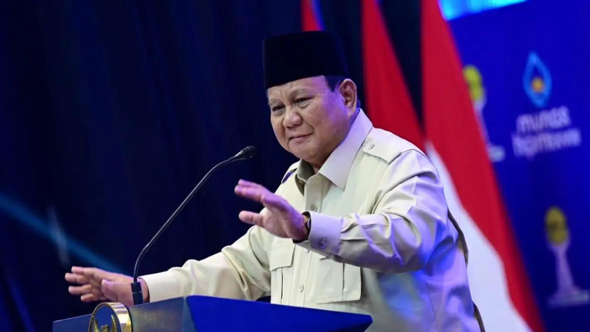 Presiden Prabowo Subianto (Foto : setneg.go.id)