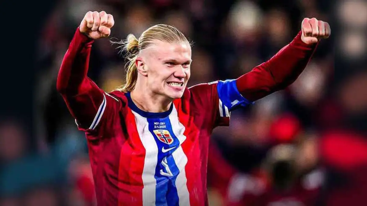 Erling Halland cetak dua gol saat timnya melawan Brazil di babak 16 besar Piala  Dunia 2026. (murianews)