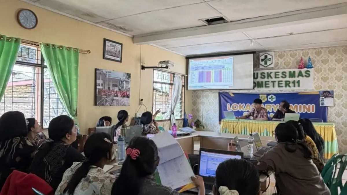 Sosialisasi dan pendampingan bersama tenaga kesehatan UPT Puskesmas Kilometer 11.