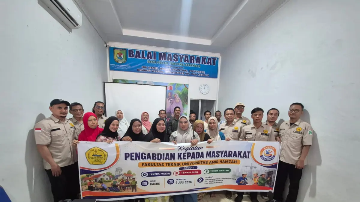 Fakultas Teknik Universitas Amir Hamzah mendorong Smart Village melalui penerapan Smart Energy berbasis IoT untuk efisiensi energi di Serdang Bedagai. (Dok Fakultas Teknik Universitas Amir Hamzah/Sumut Pos)