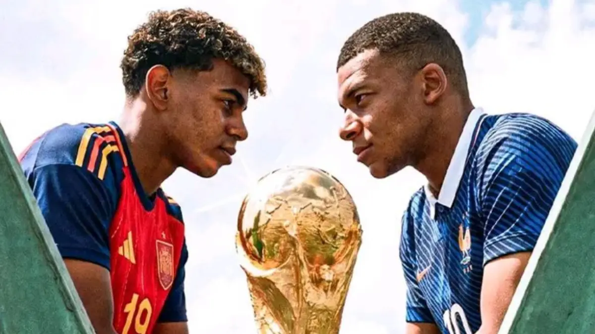 Lamine Yamal dan Mbappe akan unjuk gigi di Semifinal Piala dunia 2026. (bolaskar)