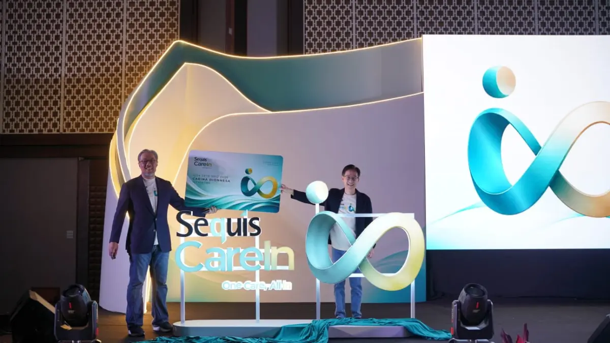 Peluncuran produk oleh President Director & CEO Sequis Life Ted Margono, didampingi Director & Chief&nbsp;Agency Officer Sequis Life Edisjah, Senin (13/7/2026)
